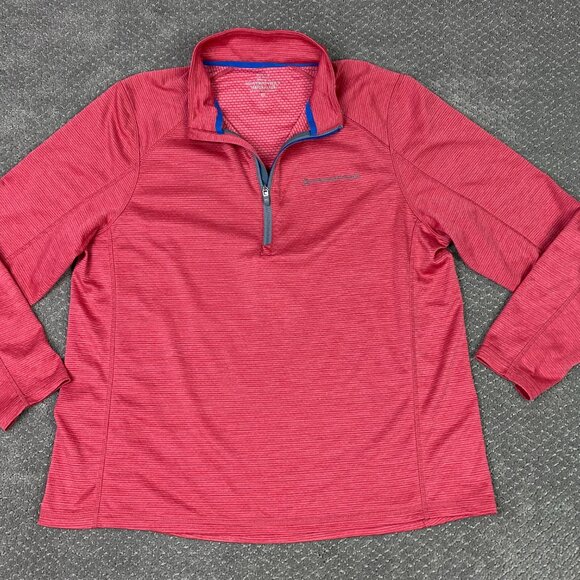 Vineyard Vines 1/4 Zip Pullover Men's XL Red Pink Sankaty Performance Golf - Picture 5 of 13